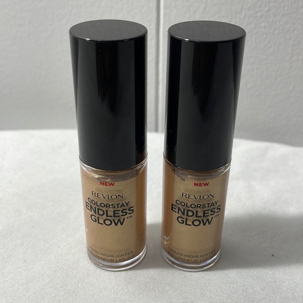 Huge Sale 🎉🎉🎉  2 -Pack  Revlon ColorStay Endless Glow Liquid Highlighter BNIB